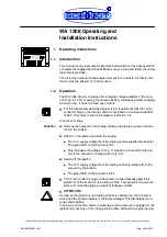 Schaudt WA 1208 Operating And Installation Instructions предпросмотр