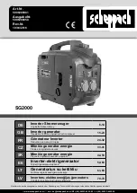 Preview for 1 page of Schecter SG2000 Translation From The Original Instruction Manual