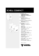 Schell COMPACT INFRA 230 V 01 121 06 99 Mounting And Installation Instructions Manual предпросмотр