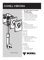 Schell Verona 02 233 03 99 Assembly And Service Instructions preview