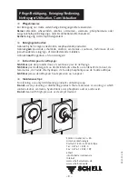 Предварительный просмотр 8 страницы Schell Verona 02 233 03 99 Assembly And Service Instructions