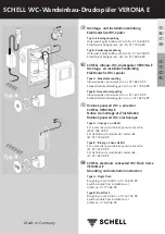 Schell VERONA E 01 167 00 99 Mounting And Installation Instruction preview