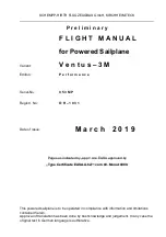 Schempp-Hirth Ventus-3M Performance Preliminary Flight Manual preview