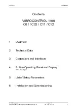 Schenck VC  110 C11 Manual предпросмотр