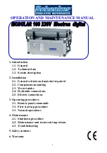 Preview for 1 page of Schenker 100M220 Operation And Maintenance Manual