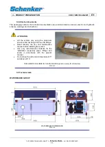 Preview for 11 page of Schenker MODULAR 100 Installation, Use And Maintenance Manual