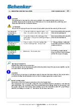 Preview for 27 page of Schenker MODULAR 500 Installation, Use And Maintenance Manual