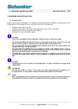 Предварительный просмотр 18 страницы Schenker ZEN 150 Installation, Use And Maintenance Manual