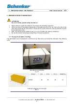 Preview for 9 page of Schenker ZEN 30 Installation, Use And Maintenance Manual