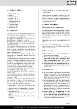 Предварительный просмотр 25 страницы Scheppach 3901105915 Translation Of Original Instruction Manual