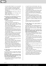 Предварительный просмотр 62 страницы Scheppach 3901105915 Translation Of Original Instruction Manual