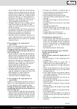 Предварительный просмотр 119 страницы Scheppach 3901105915 Translation Of Original Instruction Manual