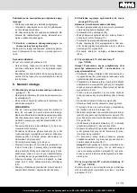 Предварительный просмотр 175 страницы Scheppach 3901105915 Translation Of Original Instruction Manual