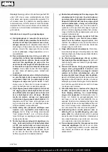 Предварительный просмотр 200 страницы Scheppach 3901105915 Translation Of Original Instruction Manual