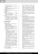 Предварительный просмотр 64 страницы Scheppach 3901105941 Translation Of Original Instruction Manual