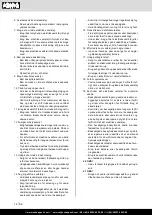 Предварительный просмотр 76 страницы Scheppach 3901105941 Translation Of Original Instruction Manual