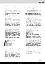 Предварительный просмотр 127 страницы Scheppach 3901105941 Translation Of Original Instruction Manual