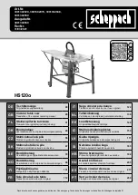 Scheppach 3901302915 Translation Of The Original Operating Manual предпросмотр