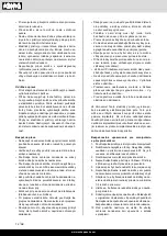 Предварительный просмотр 72 страницы Scheppach 3901302915 Translation Of The Original Operating Manual