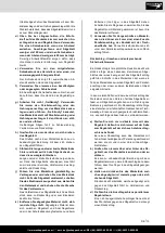 Предварительный просмотр 13 страницы Scheppach 3901325851 Translation Of Original Instruction Manual