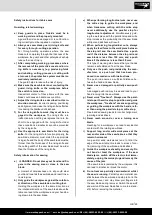 Предварительный просмотр 29 страницы Scheppach 3901325851 Translation Of Original Instruction Manual