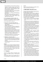 Предварительный просмотр 78 страницы Scheppach 4901501901 Translation Of Original Instruction Manual