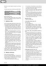 Предварительный просмотр 88 страницы Scheppach 4901501901 Translation Of Original Instruction Manual