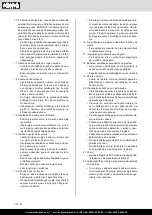 Предварительный просмотр 110 страницы Scheppach 4901501901 Translation Of Original Instruction Manual