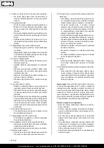 Предварительный просмотр 158 страницы Scheppach 4901501901 Translation Of Original Instruction Manual