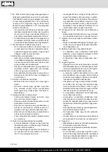 Предварительный просмотр 170 страницы Scheppach 4901501901 Translation Of Original Instruction Manual