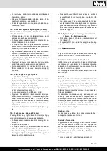 Предварительный просмотр 175 страницы Scheppach 4901501901 Translation Of Original Instruction Manual