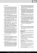 Предварительный просмотр 17 страницы Scheppach 4903401850 Translation Of Original Instruction Manual