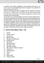 Preview for 51 page of Scheppach 5801207901 Translation Of Original Instruction Manual