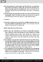 Preview for 58 page of Scheppach 5801207901 Translation Of Original Instruction Manual