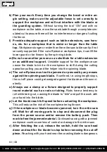 Preview for 60 page of Scheppach 5801207901 Translation Of Original Instruction Manual