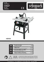 Предварительный просмотр 1 страницы Scheppach 5801505903 Translation From The Original Instruction Manual