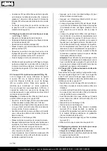 Предварительный просмотр 42 страницы Scheppach 5901214901 Translation Of Original Instruction Manual