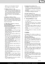 Предварительный просмотр 109 страницы Scheppach 5901214901 Translation Of Original Instruction Manual