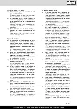 Предварительный просмотр 39 страницы Scheppach 5901219901 Translation Of Original Instruction Manual