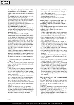 Предварительный просмотр 60 страницы Scheppach 5901219901 Translation Of Original Instruction Manual