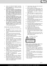 Предварительный просмотр 71 страницы Scheppach 5901219901 Translation Of Original Instruction Manual