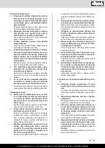 Предварительный просмотр 125 страницы Scheppach 5901219901 Translation Of Original Instruction Manual