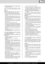 Предварительный просмотр 159 страницы Scheppach 5901219901 Translation Of Original Instruction Manual