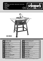 Предварительный просмотр 1 страницы Scheppach 5901310901 Translation Of Original Instruction Manual