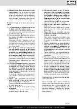 Предварительный просмотр 137 страницы Scheppach 5901310901 Translation Of Original Instruction Manual