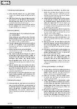 Предварительный просмотр 180 страницы Scheppach 5901310901 Translation Of Original Instruction Manual