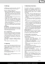 Предварительный просмотр 21 страницы Scheppach 5901313904 Instruction Manual