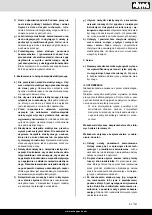 Предварительный просмотр 181 страницы Scheppach 5901318901 Translation Of Original Instruction Manual