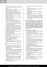 Предварительный просмотр 76 страницы Scheppach 5901503905 Translation Of Original Instruction Manual