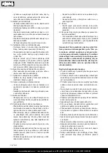 Предварительный просмотр 112 страницы Scheppach 5901503905 Translation Of Original Instruction Manual